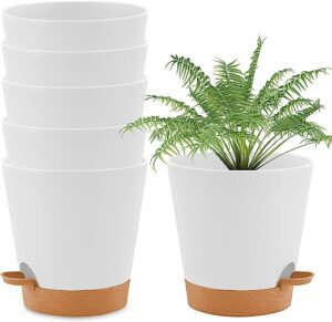 pot de fleur avec système réservoir d'eau